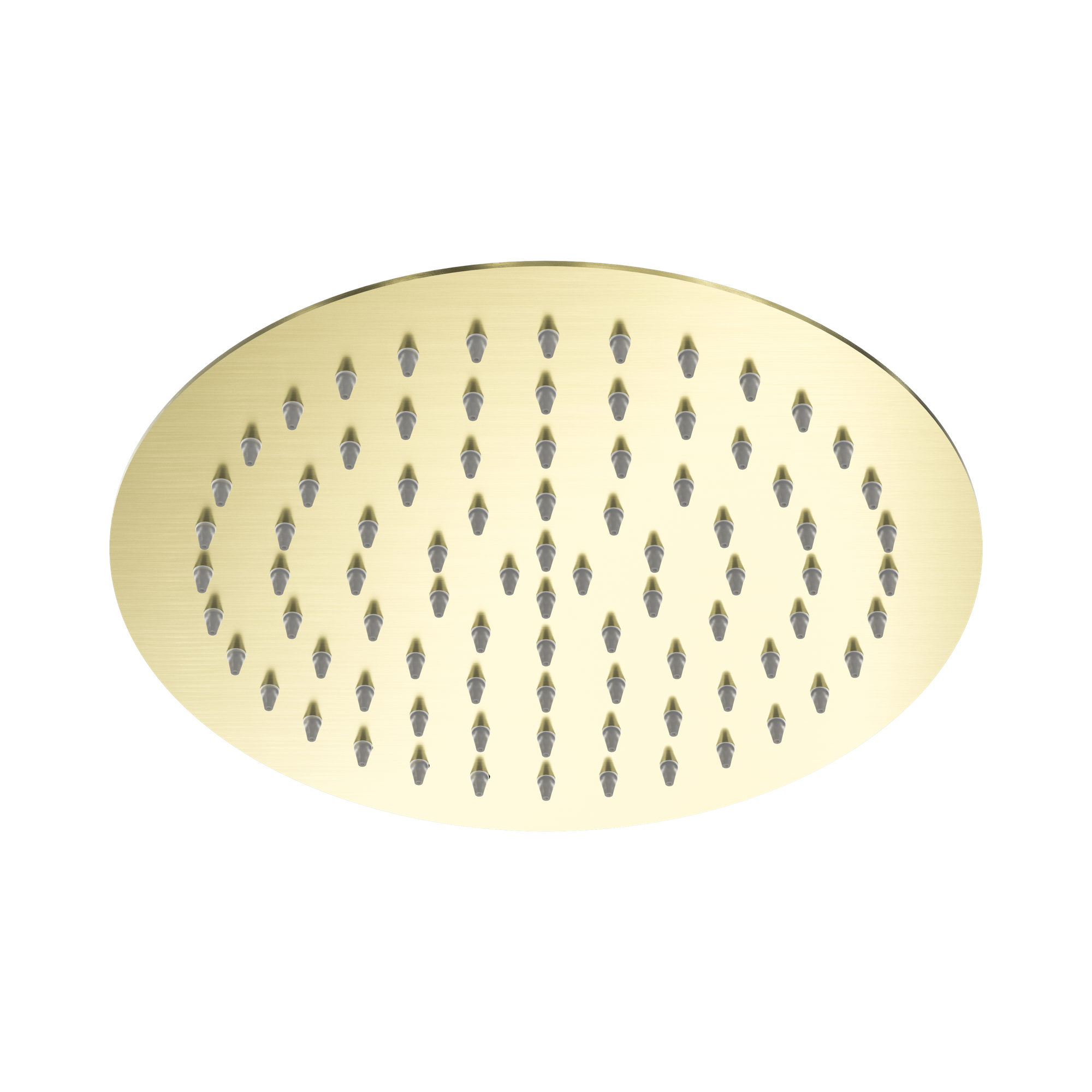 Nero 250mm Round Stainless Steel Shower Head Brushed Gold