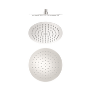 Nero 250mm Round Stainless Steel Shower Head Brushed Nickel