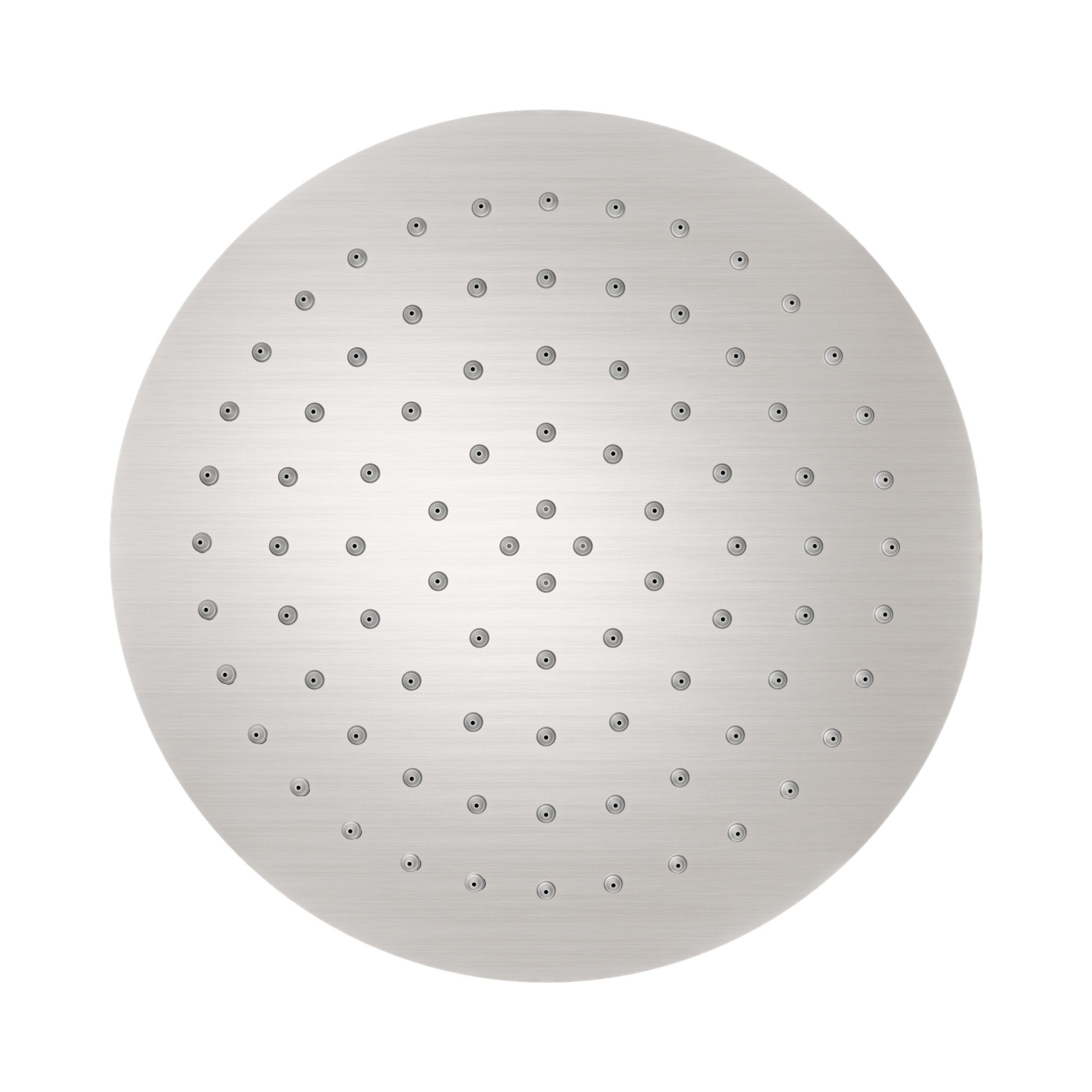 Nero 250mm Round Stainless Steel Shower Head Brushed Nickel