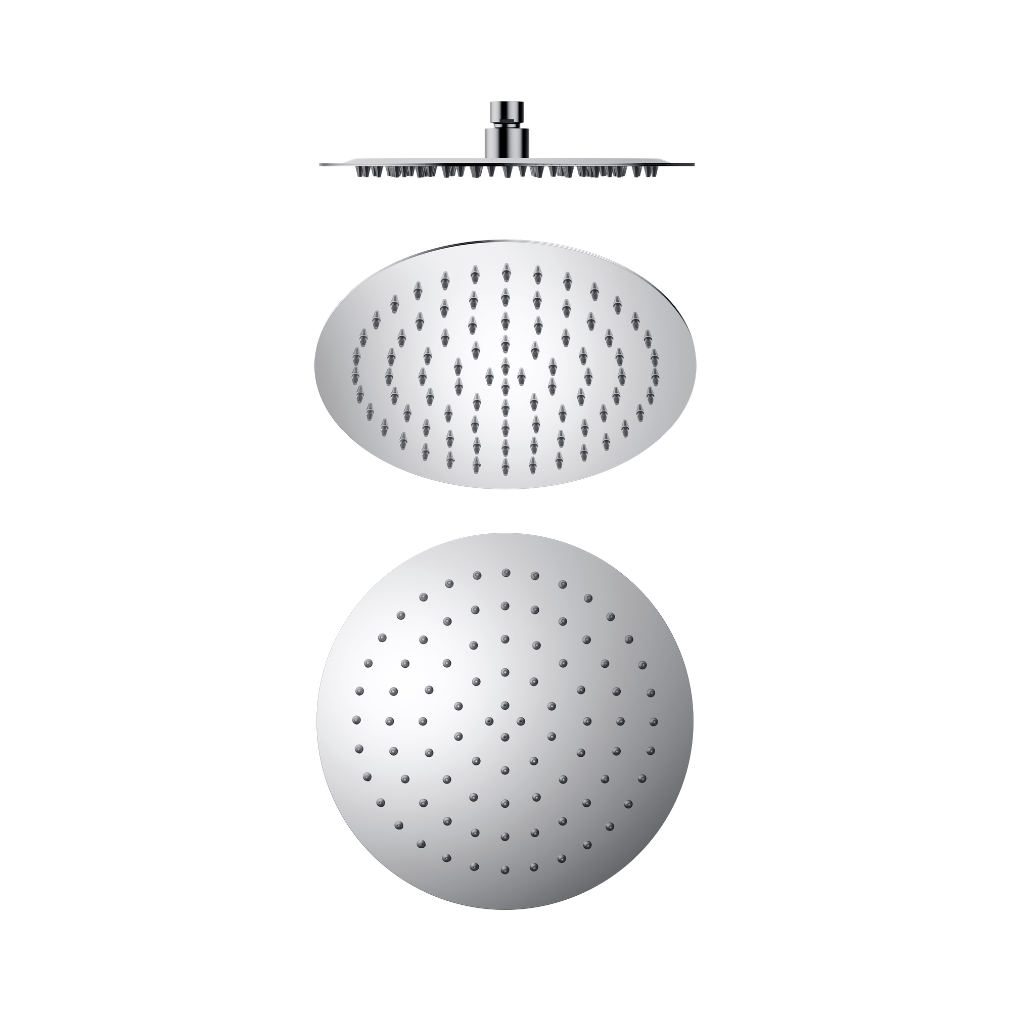 Nero 250mm Round Stainless Steel Shower Head Chrome