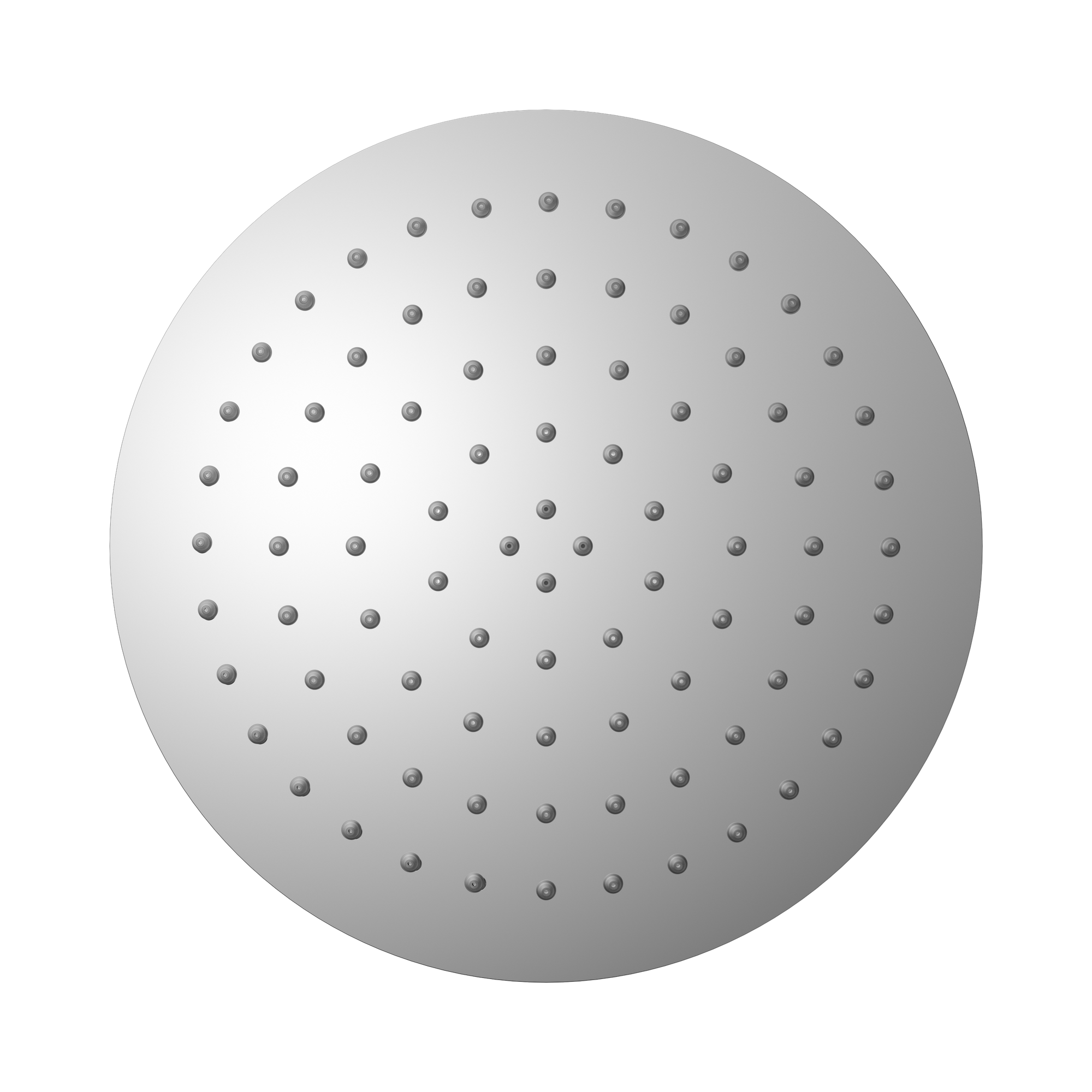 Nero 250mm Round Stainless Steel Shower Head Chrome