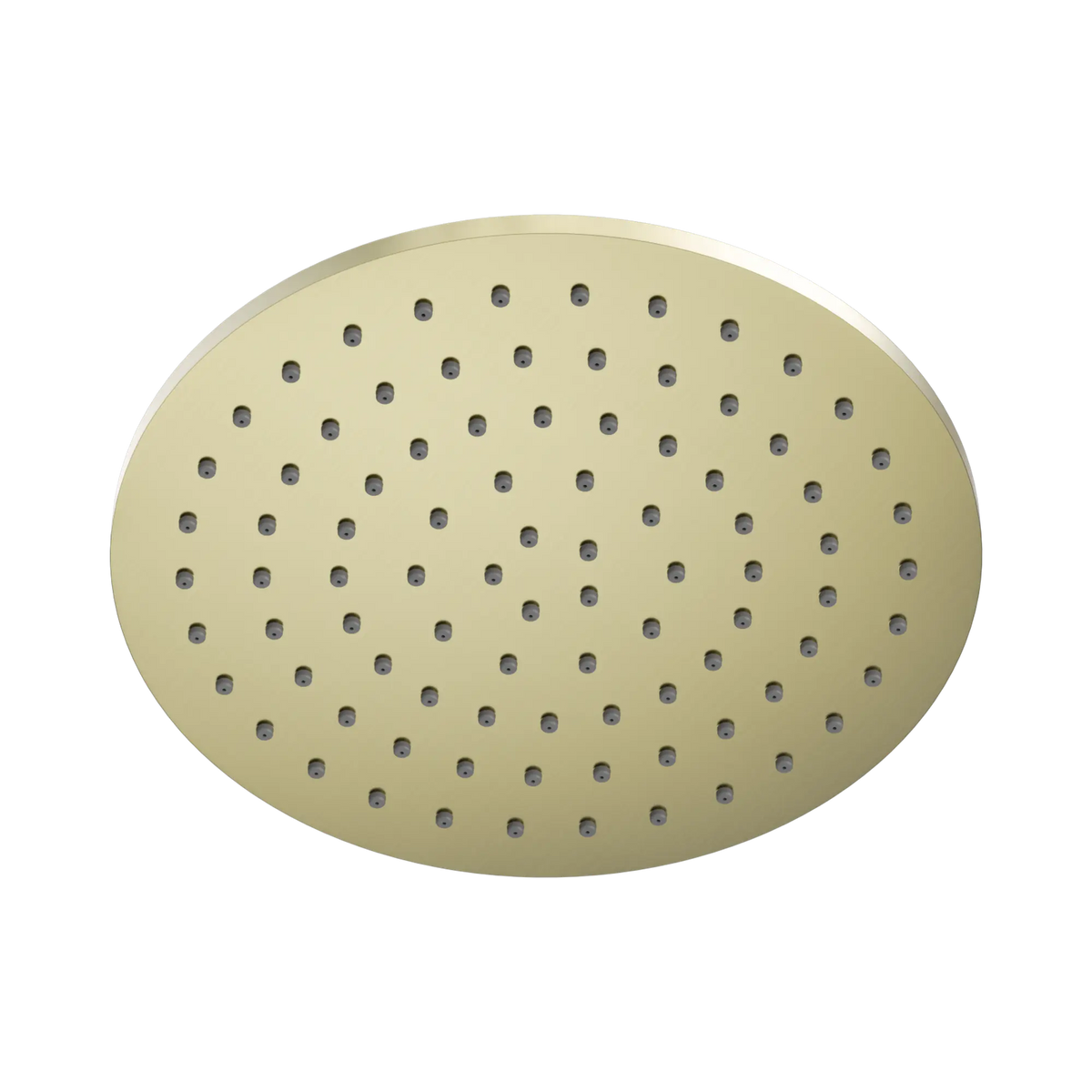 250mm Round Metal Shower Head II Brushed Gold