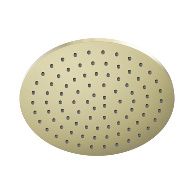 Nero 250mm Round Metal Shower Head II Brushed Gold