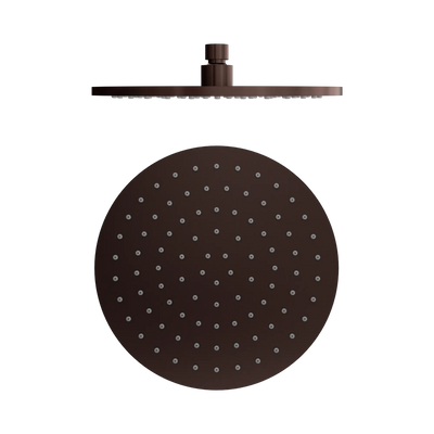 Nero 250mm Round Metal Shower Head II Rome Bronze