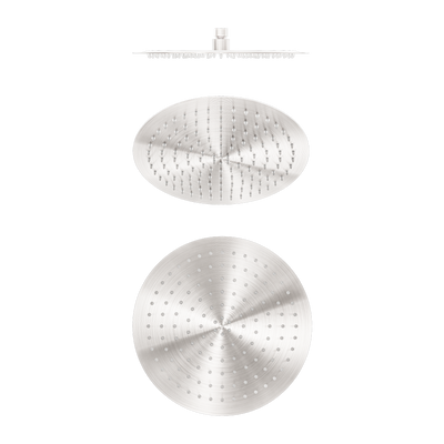 Nero Zen SS316L 300mm Round Shower Head Brushed Nickel