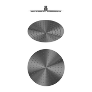 Nero Zen SS316L 300mm Round Shower Head Brushed Graphite