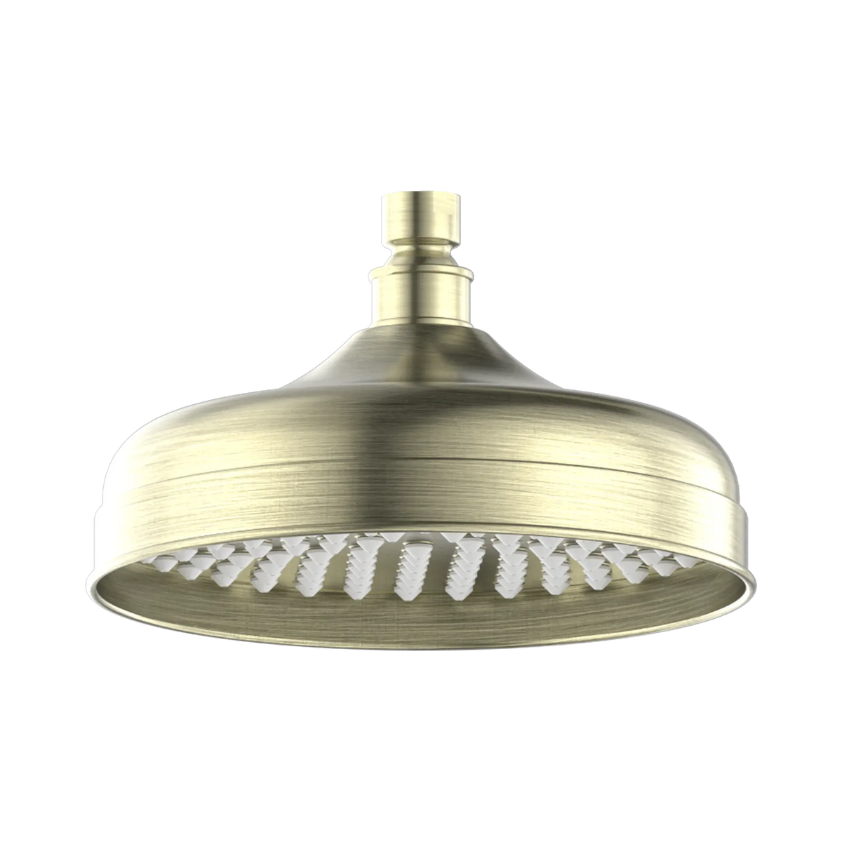 Nero York 200mm Shower Head - Aged Brass