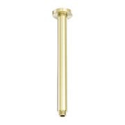 Nero Zen SS316L Round Ceiling Arm 300mm Brushed Gold