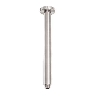 Nero Zen SS316L Round Ceiling Arm 300mm Brushed Nickel