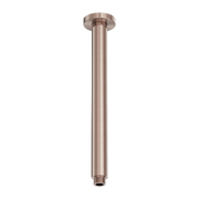 Nero Zen SS316L Round Ceiling Arm 300mm Brushed Bronze