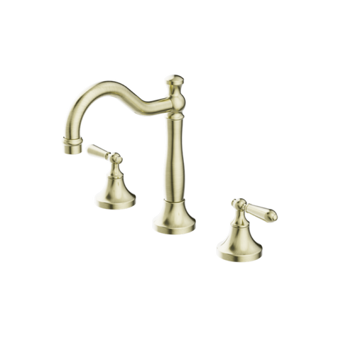 Nero York Basin Set - Aged Brass