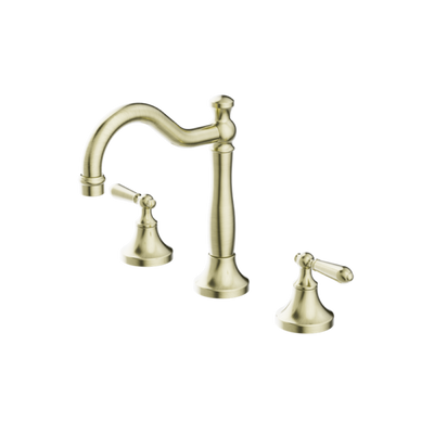 Nero York Basin Set - Aged Brass
