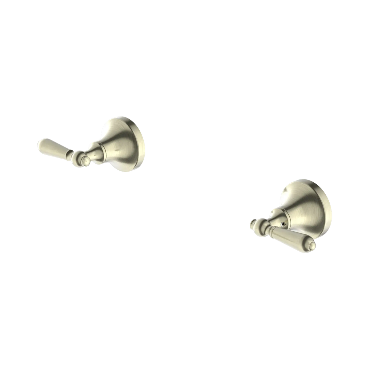 Nero York Wall Top Assemblies With Metal Lever - Aged Brass