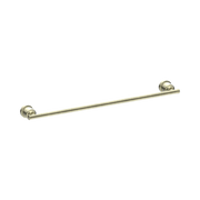 Nero York Single Towel Rail 600mm - Aged Brass