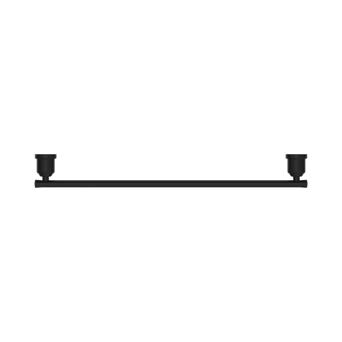 Nero York Single Towel Rail 600mm - Matte Black