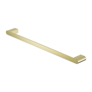 Nero Bianca Single Towel Rail 600mm - Brushed Gold
