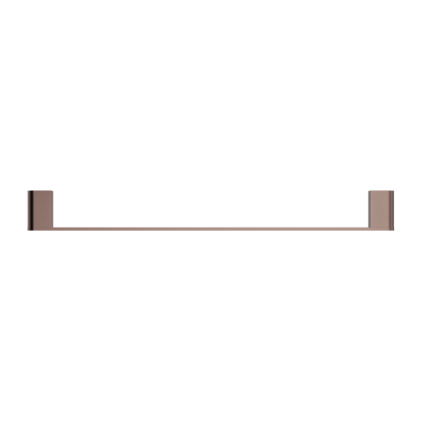 Nero Bianca Single Towel Rail 800mm - Brushed Bronze