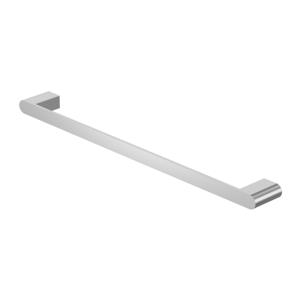 Nero Bianca Single Towel Rail 600mm - Chrome