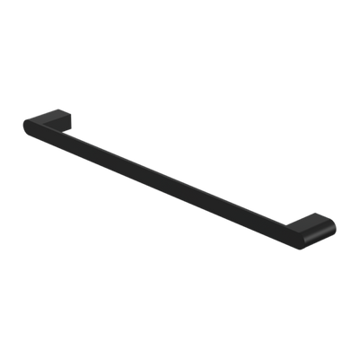 Nero Bianca Single Towel Rail 600mm - Matte Black