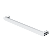 Nero Bianca 240V Single Heated Towel Rail - Chrome