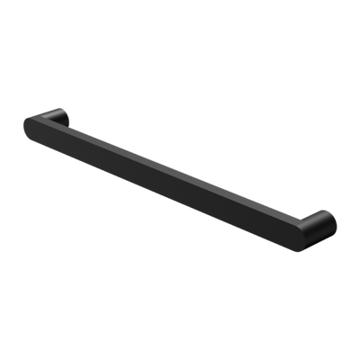 Nero Bianca 240V Single Heated Towel Rail - Matte Black