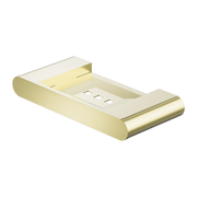 Nero Bianca Soap Dish Holder - Brushed Gold