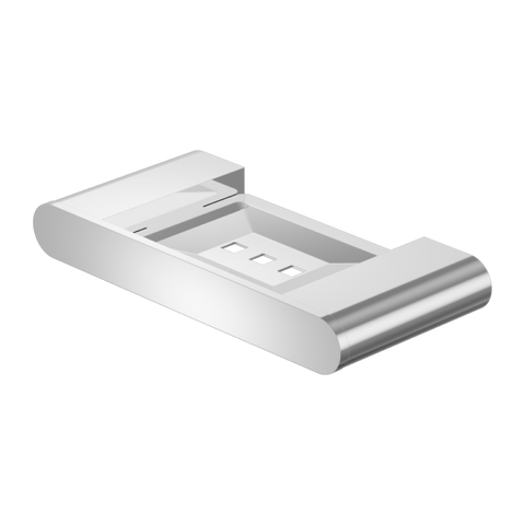 Nero Bianca Soap Dish Holder - Chrome