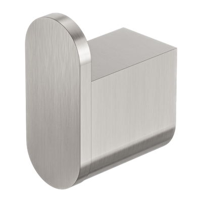 Nero Bianca Robe Hook - Brushed Nickel