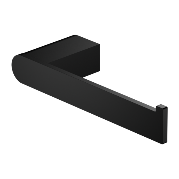 Nero Bianca Toilet Roll Holder - Matte Black