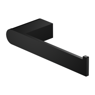 Nero Bianca Toilet Roll Holder - Matte Black