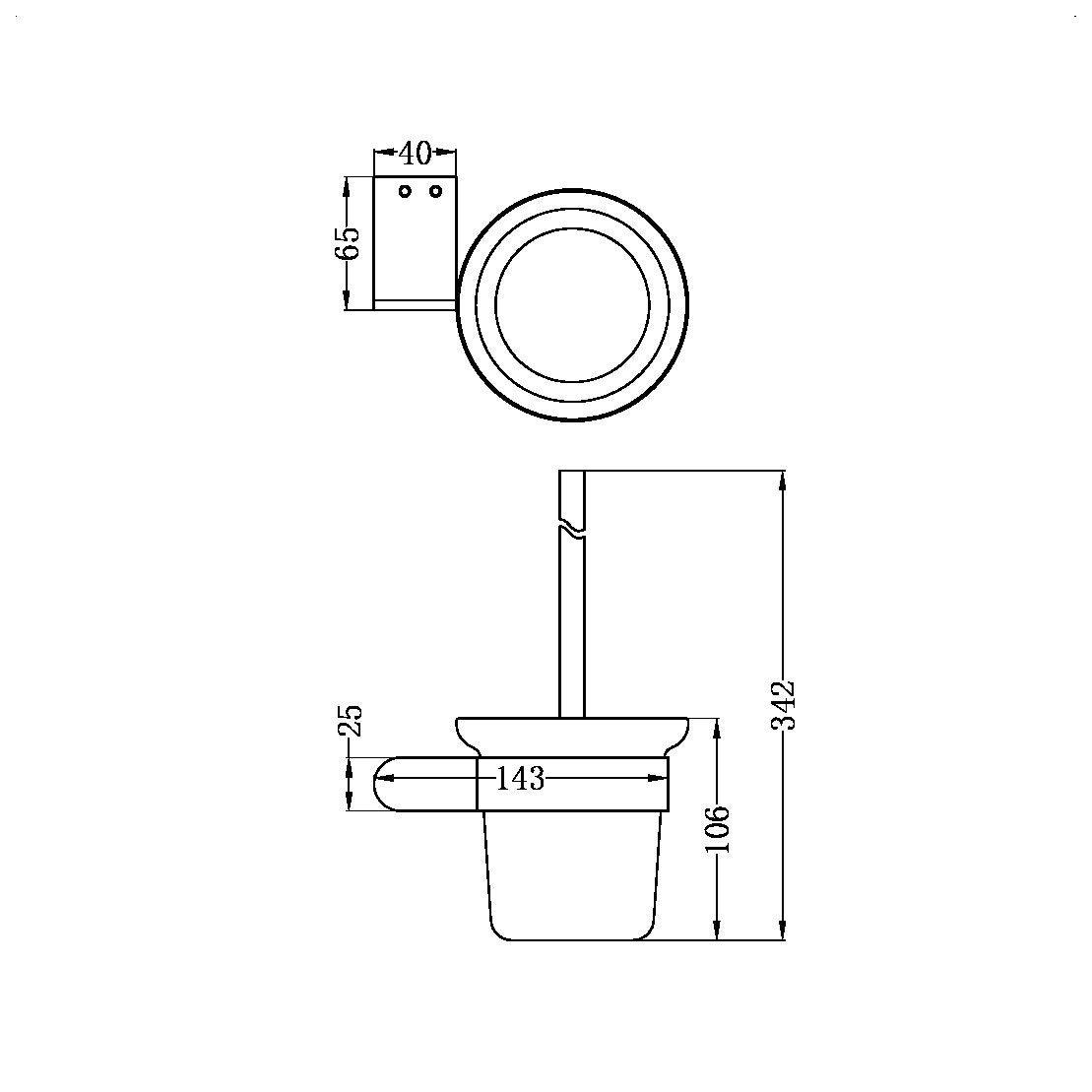 Bianca Toilet brush Holder