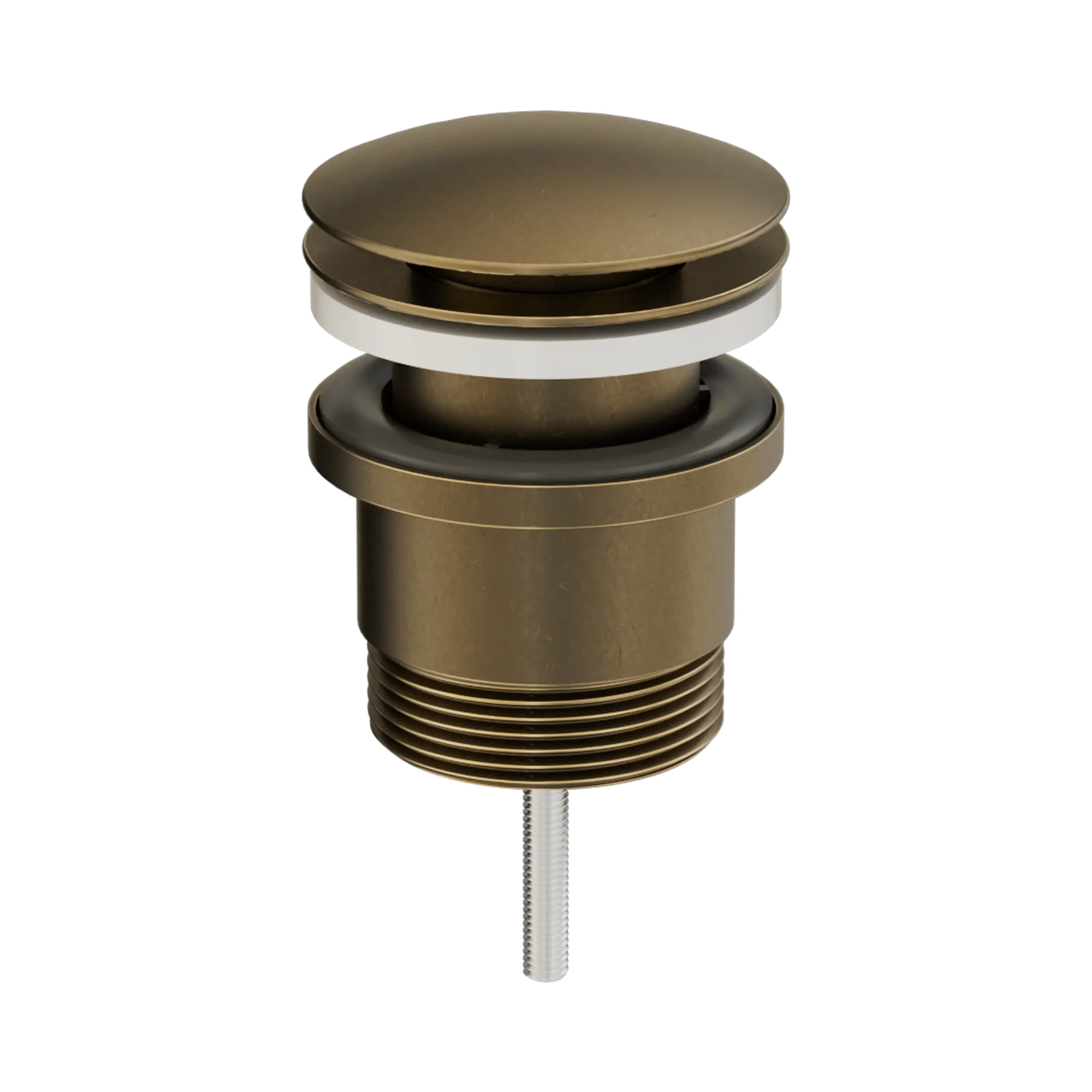 Nero Universal Pop Up Waste Tumbled Antique Brass