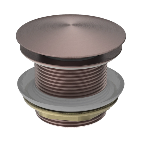 Nero 40mm Bath Pop-Up Plug With Removable Waste No Overflow Brushed Bronze