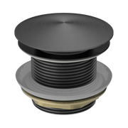 40mm Bath Pop-Up Plug With Removable Waste No Overflow Gun Metal