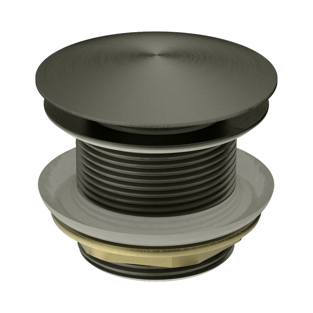 40mm Bath Pop-Up Plug With Removable Waste No Overflow Graphite