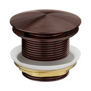 40mm Bath Pop-Up Plug With Removable Waste No Overflow Rome Bronze
