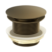 Nero 40mm Bath Pop-Up Plug With Removable Waste No Overflow Tumbled Antique Brass