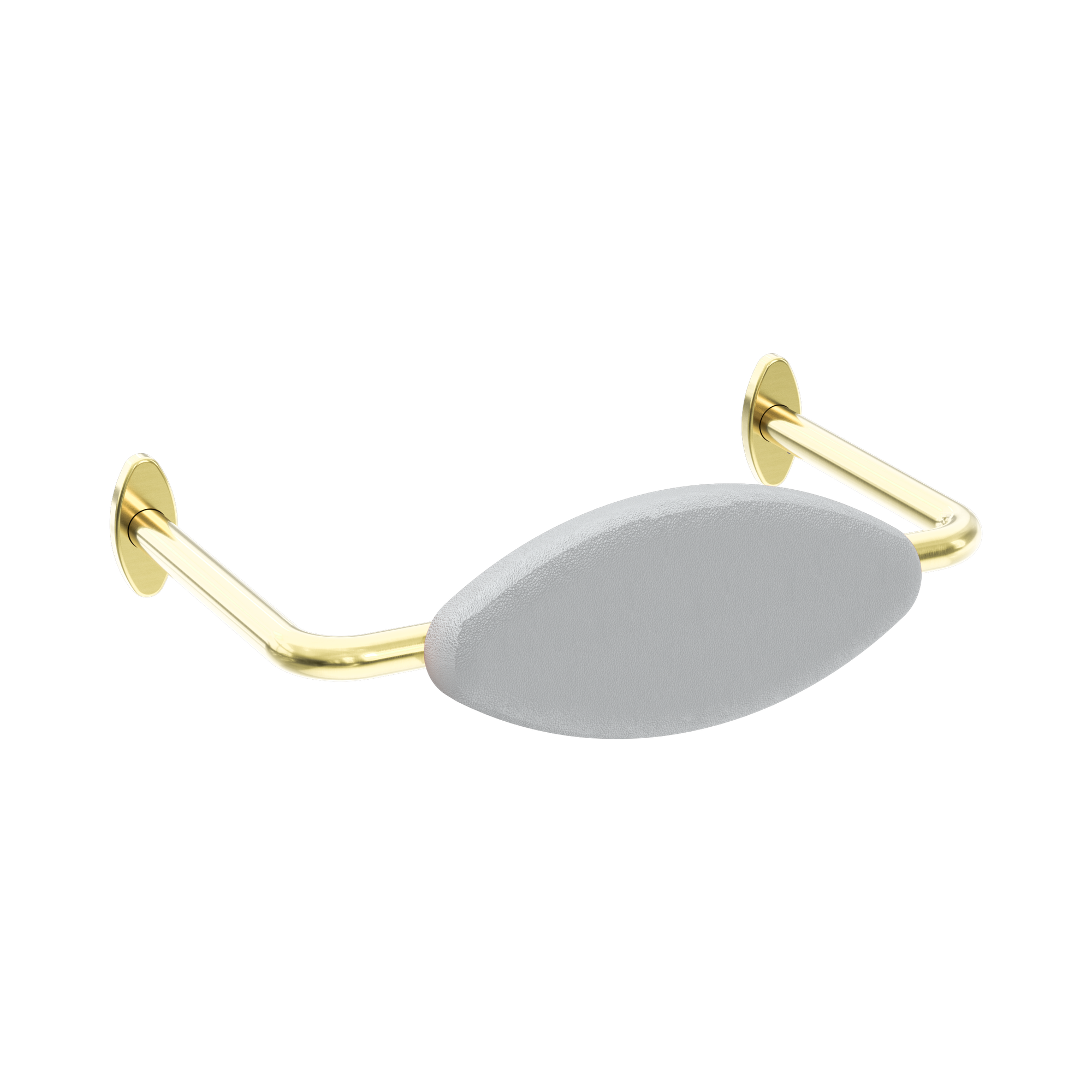 Nero Mecca Care DDA Accessible Toilet Backrest Brushed Gold