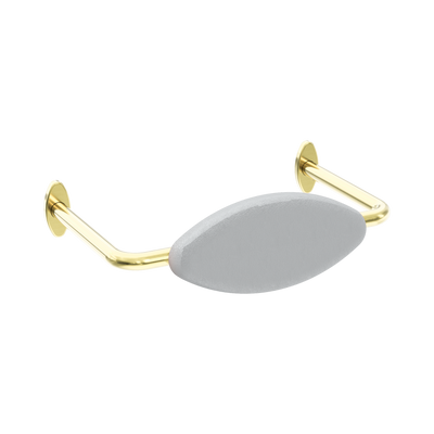 Nero Mecca Care DDA Accessible Toilet Backrest Brushed Gold