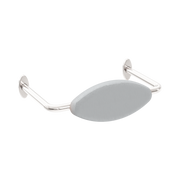 Nero Mecca Care DDA Accessible Toilet Backrest Brushed Nickel