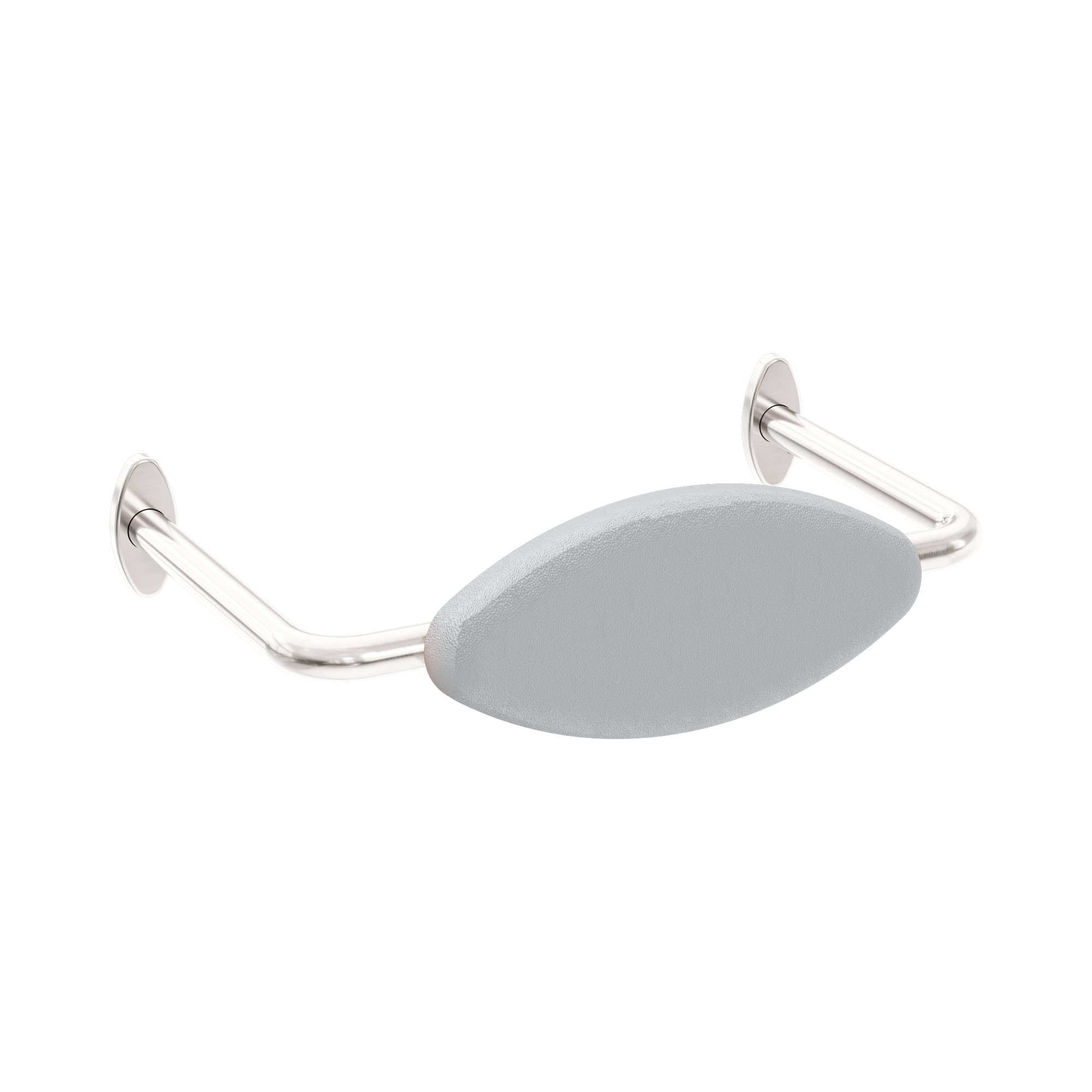 Nero Mecca Care DDA Accessible Toilet Backrest Brushed Nickel