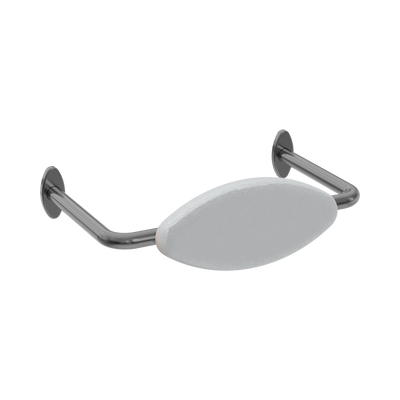 Nero Mecca Care DDA Accessible Toilet Backrest Gun Metal