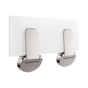 Nero Mecca Care Shower Seat 960mm X 330mm Brushed Nickel