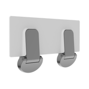 Nero Mecca Care Shower Seat 960mm X 330mm Gun Metal