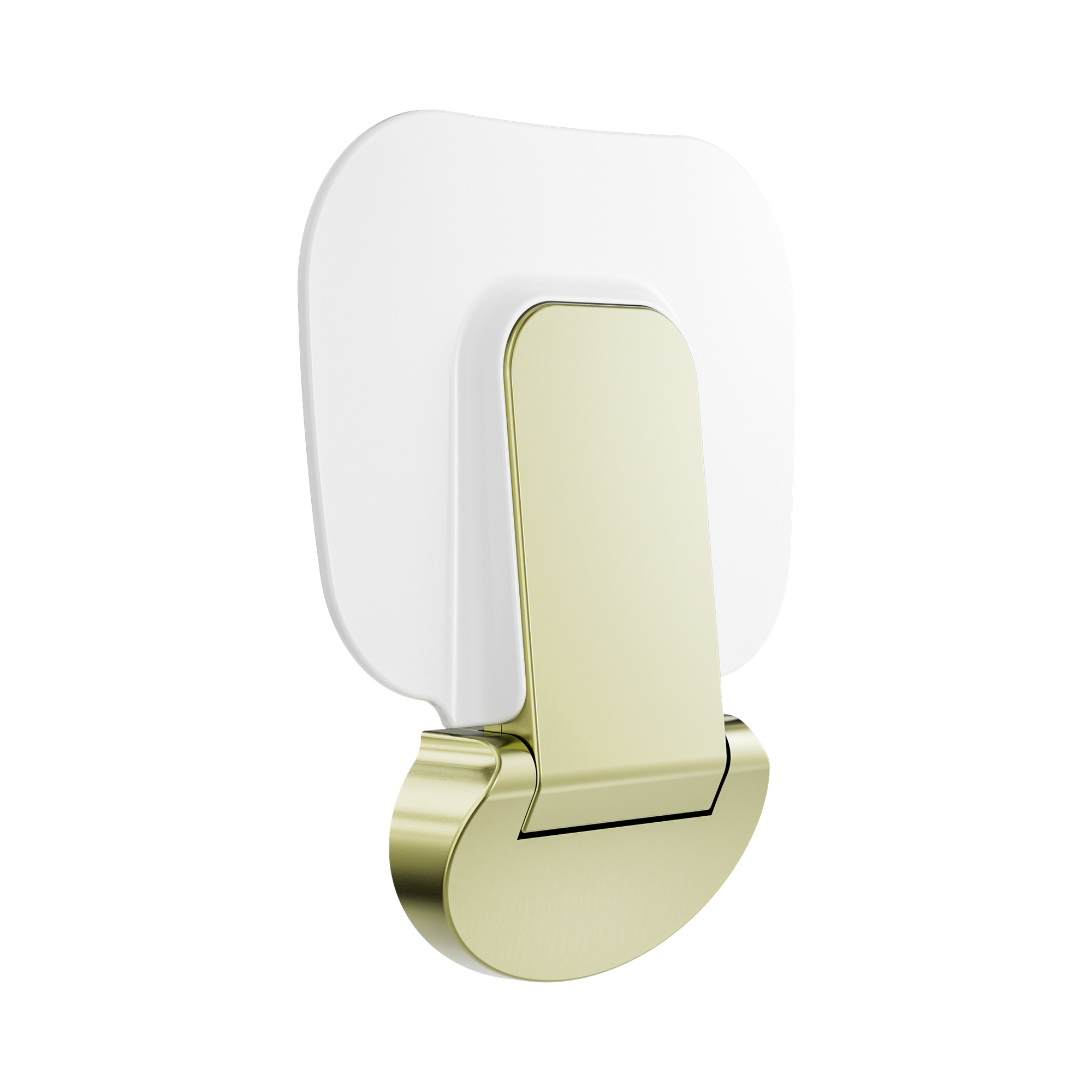 Nero Mecca Care Shower Seat 400mm x 330mm Brushed Gold