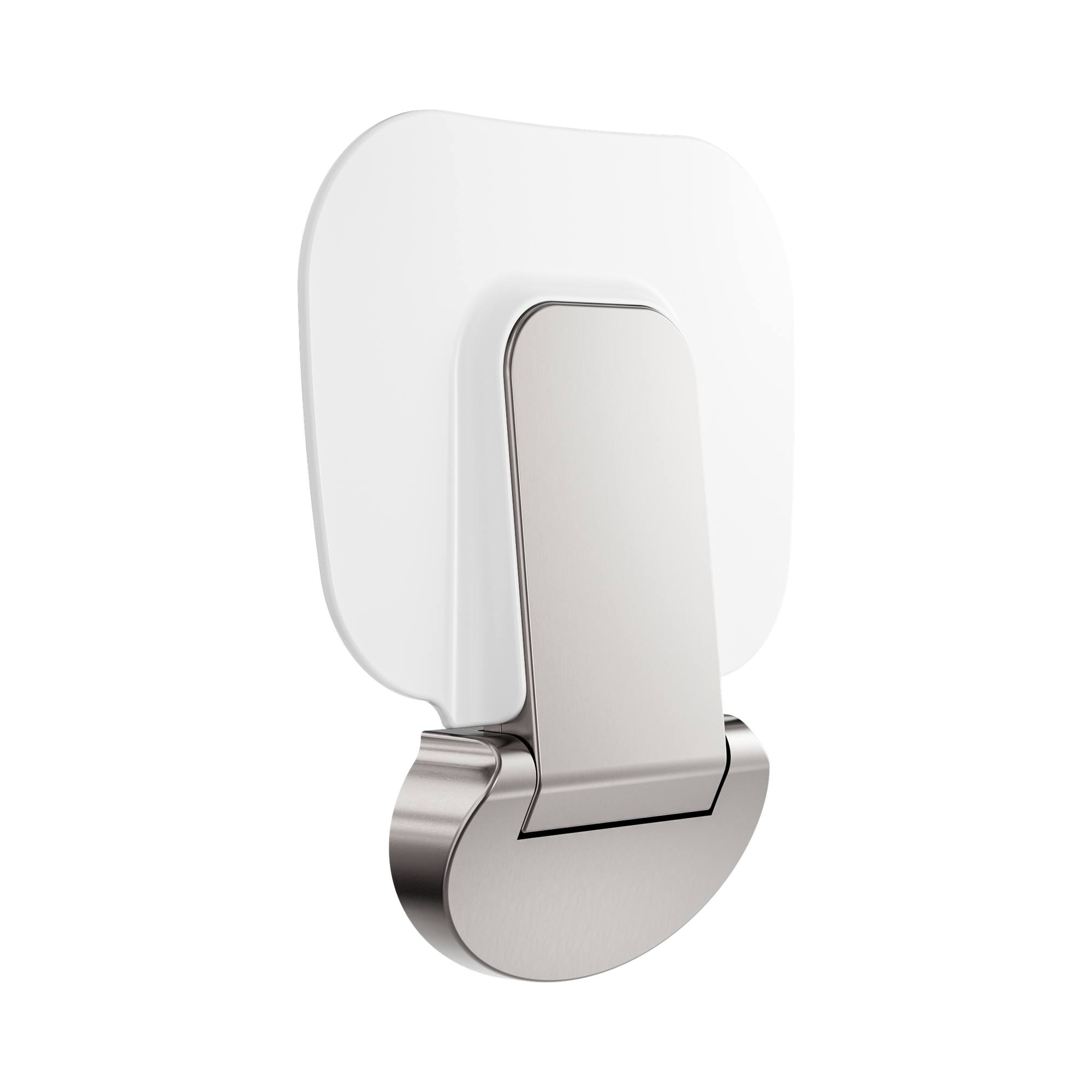 Nero Mecca Care Shower Seat 400mm x 330mm Brushed Nickel