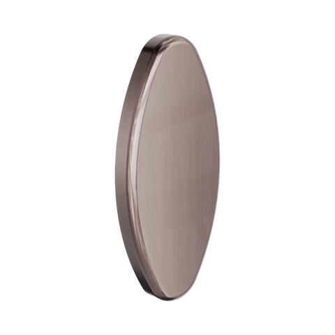Nero Backrest Removable Wall Cover Plate Brushed Bronze