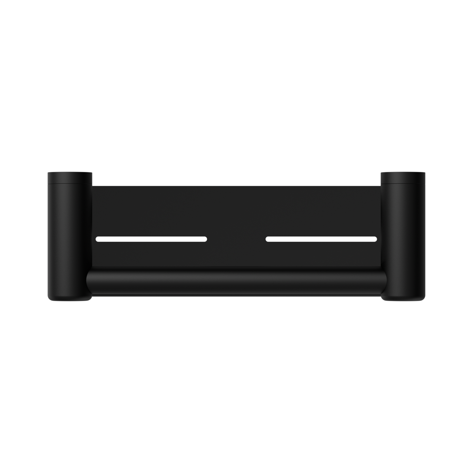 Nero Mecca Care 25mm Grab Rail With Shelf 300mm Matte Black