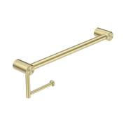 Nero Mecca Care 25mm Toilet Roll Rail 450mm Brushed Gold