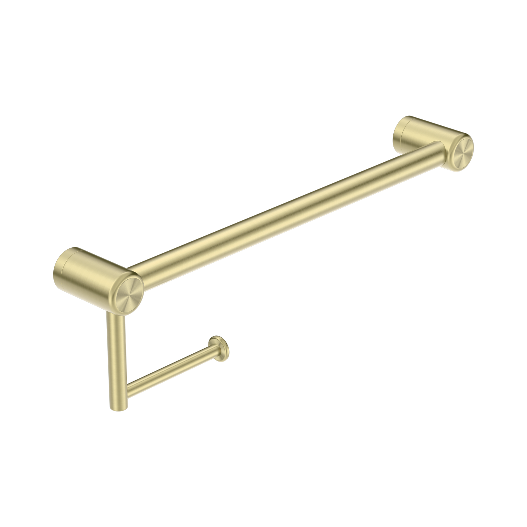 Nero Mecca Care 25mm Toilet Roll Rail 450mm Brushed Gold